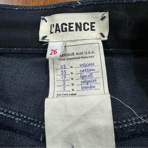 L'Agence Margot Jeans Skinny High Rise Jeans Size 26 - Picture 3 of 7